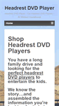 Mobile Screenshot of headrestdvdplayer.org