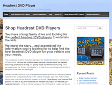 Tablet Screenshot of headrestdvdplayer.org